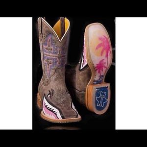 Tin haul man eater cowgirl boots